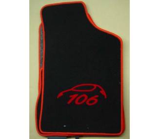 Car carpet for Peugeot 106 jusqu'a 2000