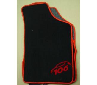 Tapis de sol pour Peugeot 106 à partir de 2001