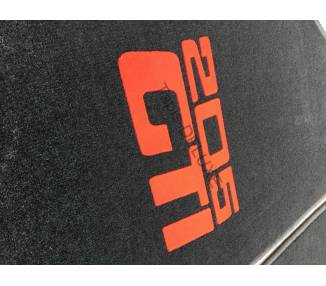 Car carpet for Peugeot 205 GTI