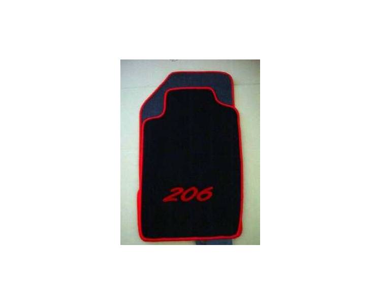 Tapis de sol voiture pour Peugeot 206