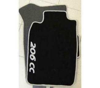 Car carpet for Peugeot 206 CC 