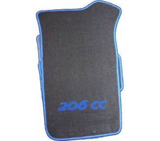 Tapis de sol pour Peugeot 206 CC 