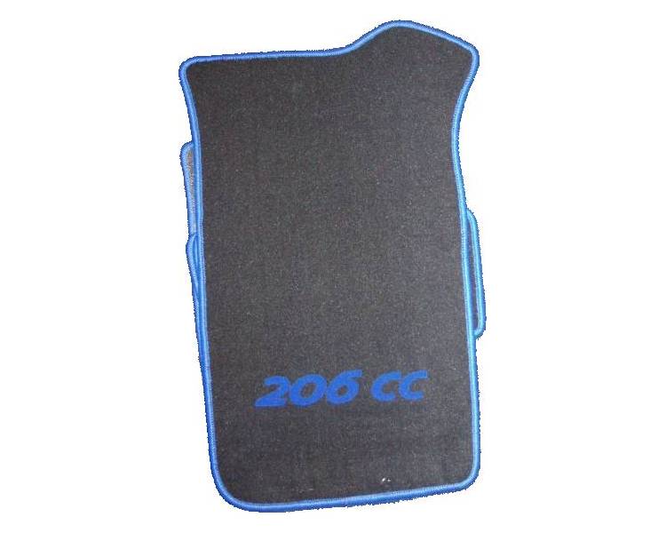 Tapis de sol voiture pour Peugeot 206 CC