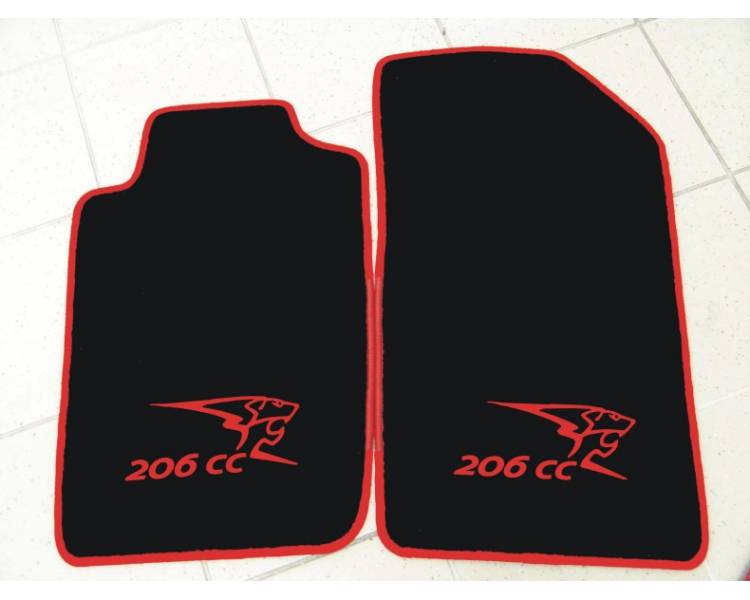 Tapis de sol voiture pour Peugeot 206 CC