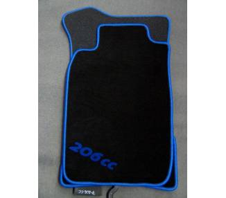 Car carpet for Peugeot 206 CC 