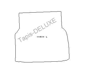 Boot mat for BMW Serie 5 (E34) du 01/1988-1995