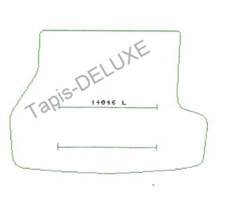 Boot mat for BMW Serie 3 (E46) du 04/1998-02/2005