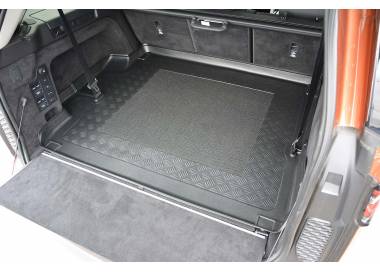  Cuir Tapis Coffre Voiture pour Land Rover Discovery V (L462,  5-Seat) 2017 2018-2021 2022,Anti-Rayures Tapis De Botte Bagages Pad,Étanche  Bagages Boue Pad,A/Brown