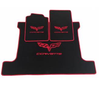 Car carpet for Chevrolet Corvette C6 coupé avec coffre de 2004-2014