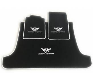 Car carpet for Chevrolet Corvette C5 cabrio avec coffre 