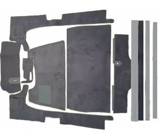 Complete interior carpet kit for Citroën 11 CV Typ BL (only LHD)