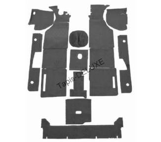 Complete interior carpet kit for NSU RO 80 -05/1973 (only LHD)