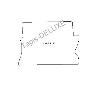 Boot mat for Chevrolet Nexia du 05/1995-1997