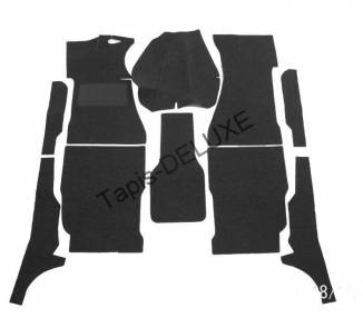 Complete interior carpet kit for Opel Rekord C limousine (only LHD)