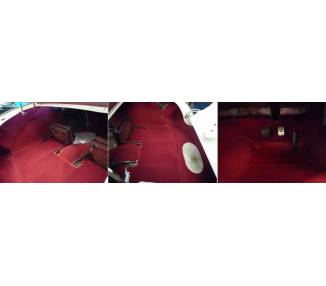 Complete interior carpet kit for Triumph Roadster 1800 / TR 2000 from 1946-1949 (LHD or RHD)