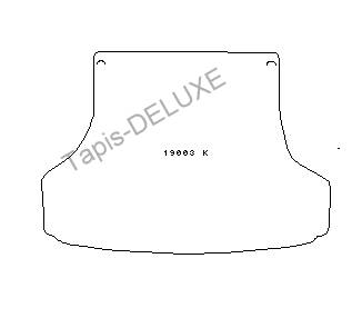 Boot mat for Chevrolet Nubira J100 + J150 du 07/1997-09/1999