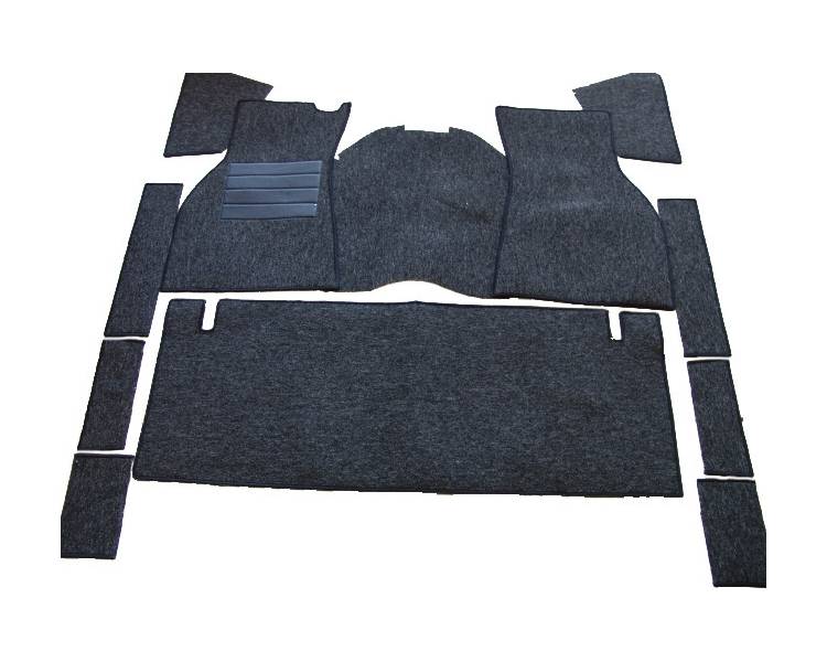 Complete interior carpet kit for Peugeot 403 limousine from 1955-1967 (only LHD)