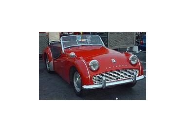 Triumph TR2-TR3a 1953-1957,  jusqu'au numéro de chassis 60.000