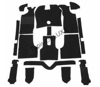 Complete interior carpet kit for Ford Taunus TC from 1970-1976 (only LHD)