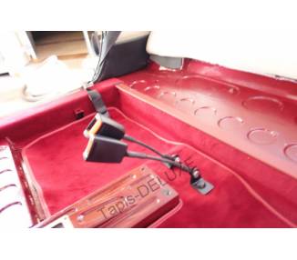 Complete interior carpet kit for Lancia Fulvia coupé series 2 from 1969-1976 (only LHD)