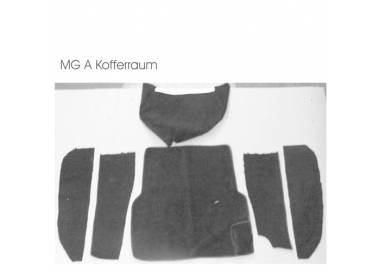 MG A from 1955-1962 trunk carpet (only LHD)