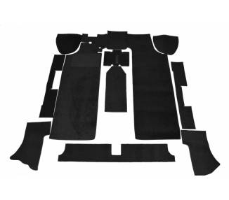 Complete interior carpet kit for NSU 110 / 110 S / 110 SC / 1200 / 1200C from 1965-1973 (only LHD)