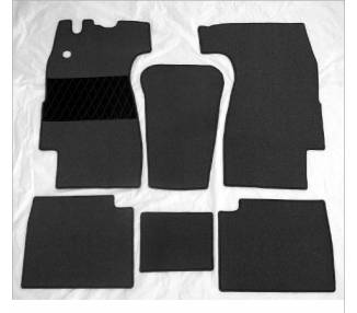 Complete interior carpet kit for Opel Rekord P1/P2 from 1957-1963 (only LHD)