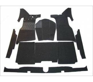 Complete interior carpet kit for Mercedes-Benz W187 limousine from 1951-1955 (only LHD)