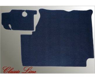 Tapis de Sol Voiture pour Mercedes W111 Cabriolet Bleu Sombre Boucle PVC