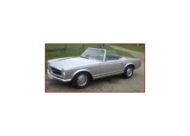 Mercedes-Benz Pagode SL W113 with standing spare wheel 1963-1971 trunk carpet (only LHD)