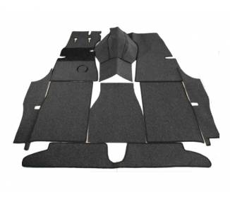 Complete interior carpet kit for Opel Kapitän type 51 from 1951-1953 (only LHD)