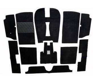 Complete interior carpet kit for Peugeot 504 cabriolet from 1968-1984 (only LHD)