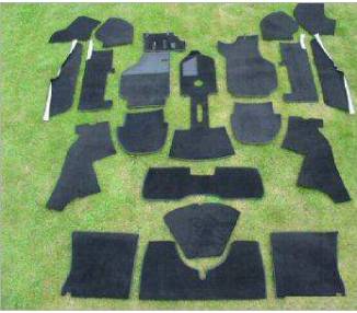 Complete interior carpet kit for Porsche 911/912 Targa F series long wheel base from 1969-1973 (only LHD)