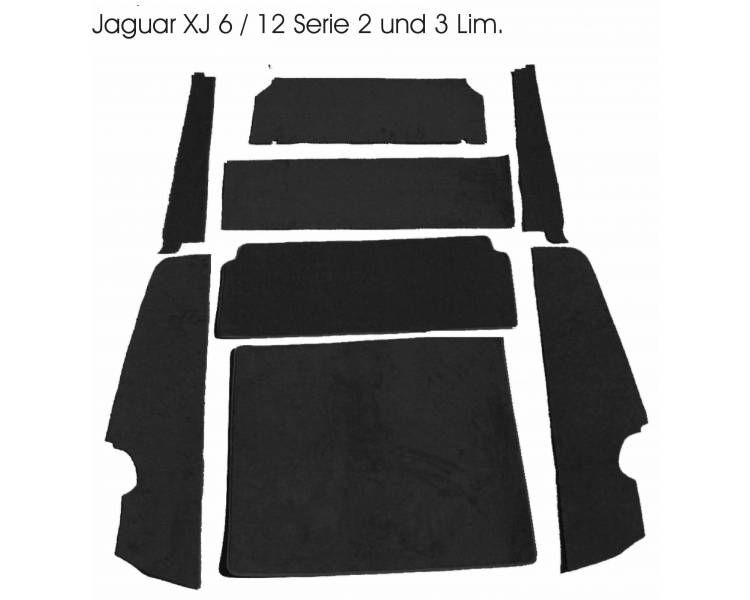 Jaguar XJ 6/12 Serie 2 et 3 Limousine, Tapis de coffre