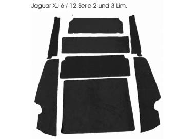 Jaguar XJ 6/12 Serie 2 and 3 limousine trunk carpet (only LHD)