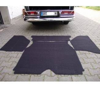 Tapis de Sol Voiture pour Mercedes W111 Cabriolet Bleu Sombre Boucle PVC