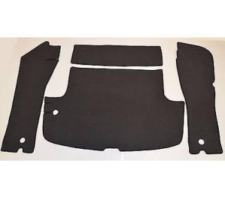 Trunk carpet for Volvo P1800S Coupé with hole for the passage of the tank pipe 1963-1969