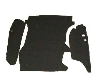 Trunk carpet for Porsche 911/912 from 1965-1968 set