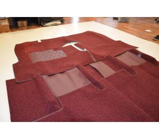 Complete interior carpet kit for Opel Rekord A coupé + 2-doors limousine from 1963-1965 (only LHD)