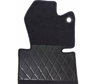 Carpet mats for Mercedes-Benz R107 SL Cabrio from 1971–1989 (LHD or RHD)