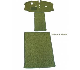 Complete interior carpet kit for VW Bus T2 Westfalia from 1973–1979