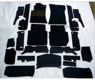 Complete interior carpet kit for Mercedes-Benz W116 SE from 1972-1980 (only LHD)