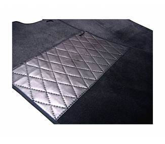 Tapis de Sol Voiture pour Mercedes W111 Cabriolet Bleu Sombre Boucle PVC