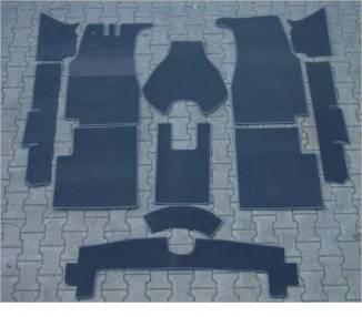 Complete interior carpet kit for Mercedes-Benz Ponton coupe W128-W180II from 1954-1960 (only LHD)