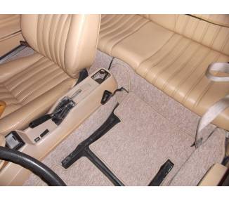 Complete interior carpet kit for Fiat 124 Spider from 1966-1970 (only LHD)