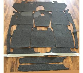 Complete interior carpet kit for Mercedes Benz 170S Cabriolet B W136 from 1949-1951 (only LHD)