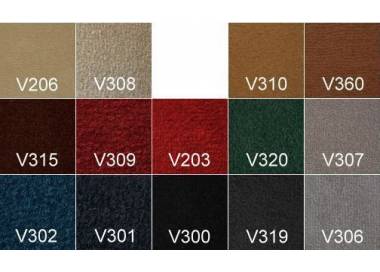 Velours Carpet Samples for Oldtimer