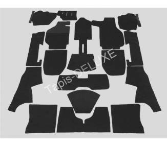 Complete interior carpet kit for Porsche 911 coupé/Targa from 2.7 and 3.0L 1974-1977 (LHD or RHD)