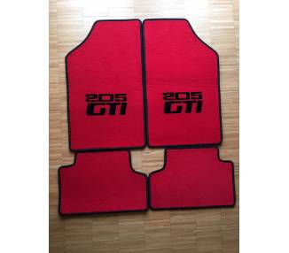 Car carpet for Peugeot 205 GTI