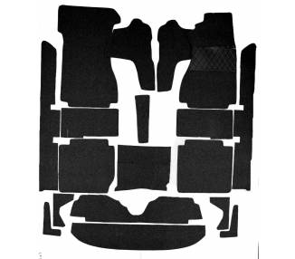 Complete interior carpet kit for Mercedes-Benz W114/8 coupé from 1968-1976 (LHD or RHD)